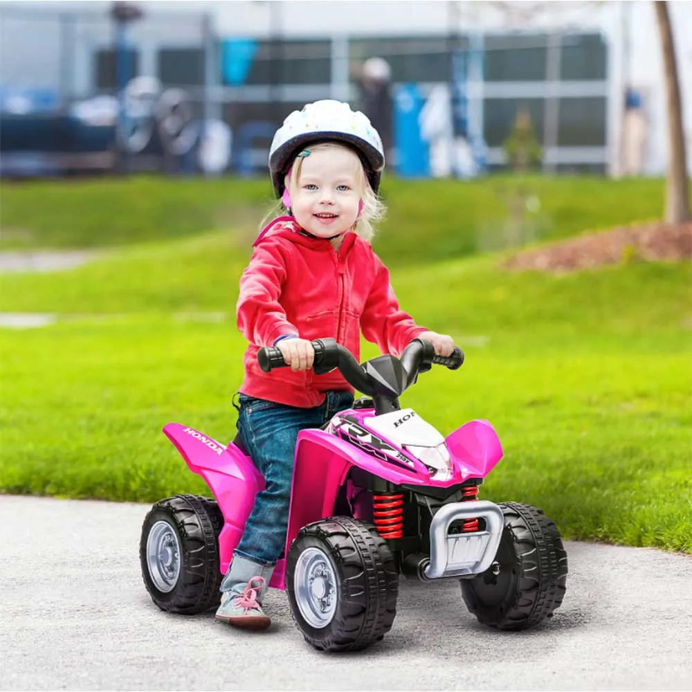 Kids Quad Bike Pink 6V JC913