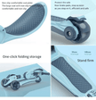 Child Scooter with Music Blue Y-ST3107