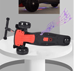 Child Scooter with Music Red Y-ST3107