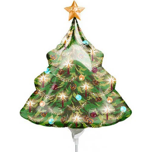 Christmas A30 Warmth Of Christmas Tree Mini Shape Balloon 0743502 - Colorland Toys