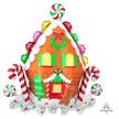 Christmas P35 Gingerbread House Supershape Foil Balloon 4042901