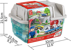 City Train Bucket Railway Set - 48 Pieces - Colorland Toys