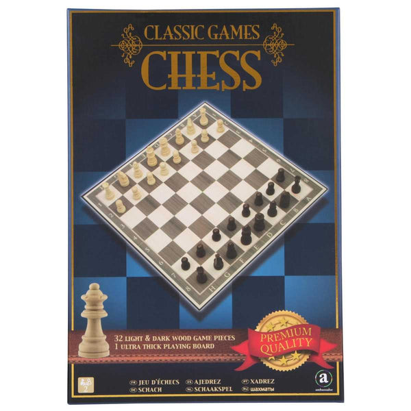 Classic Games Collection Wood Chess ST001
