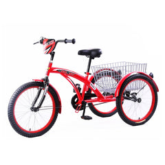 Classic Tricycle 20 Basket Red CL - 2800 - Colorland Toys