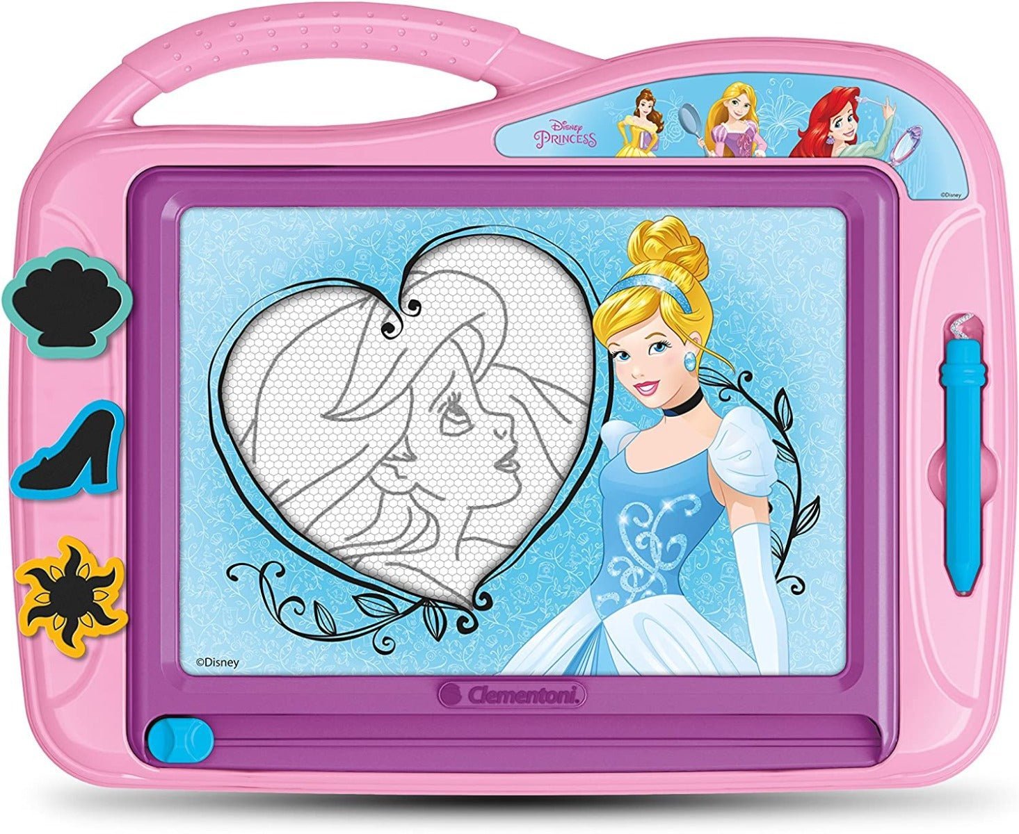 Clementoni Disney Princess Magnetic Drawing Board 15165 - Colorland Toys