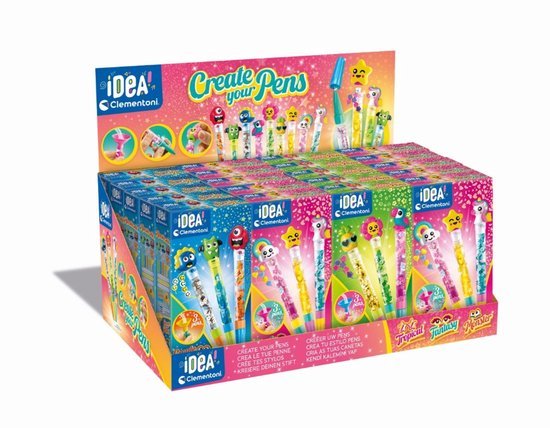 Clementoni IDEA Create Your Pen – DIY Pen Maker (Assorted) - Colorland Toys
