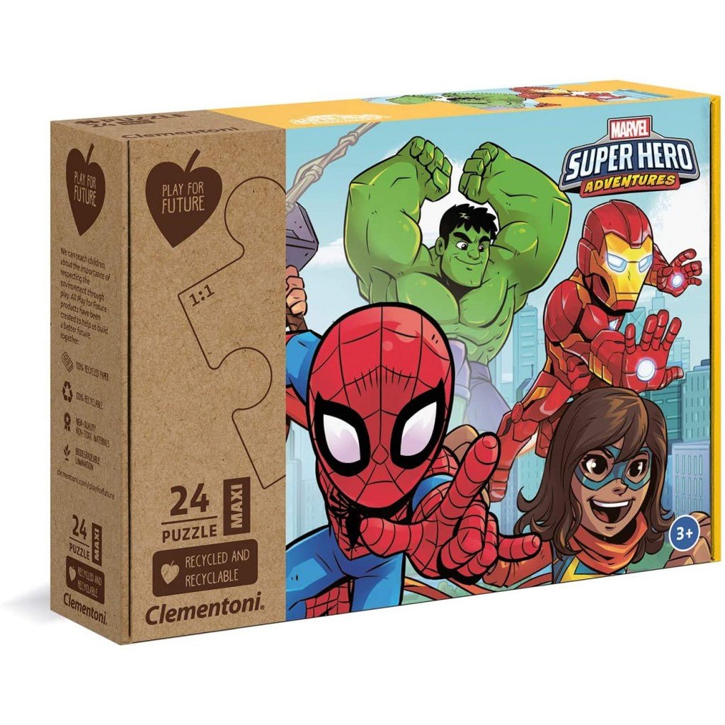 Clementoni Puzzle Maxi PFF Marvel Superheroes 24pcs 20262 - Colorland Toys