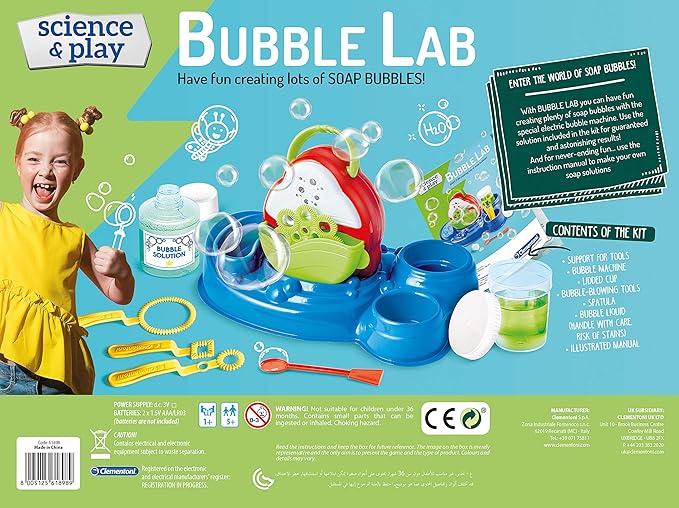 Clementoni Science & Play Bubble Lab 61898 - Colorland Toys