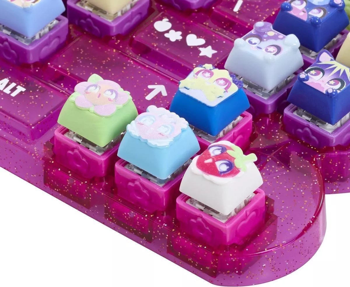 Clickeez - Keyboard Mega Pack Collector Case & 15 Clickable Keycaps 934111 - Colorland Toys