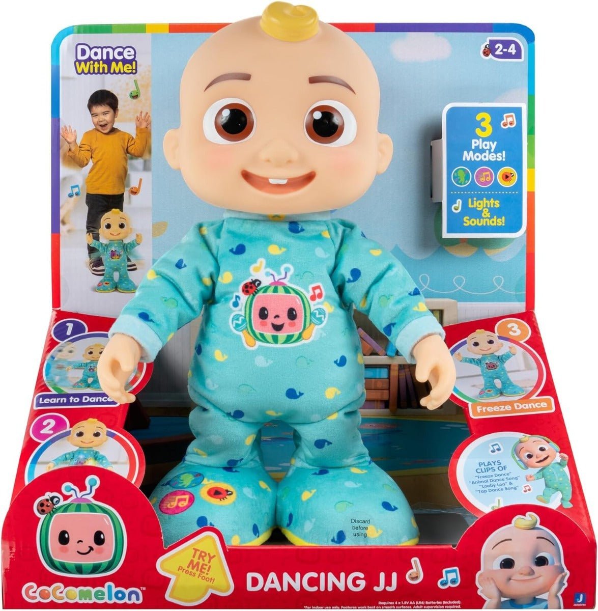 CoComelon Deluxe Dancing JJ Doll CMW0182 - Colorland Toys
