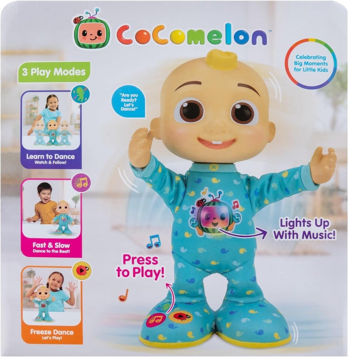 CoComelon Deluxe Dancing JJ Doll CMW0182 - Colorland Toys