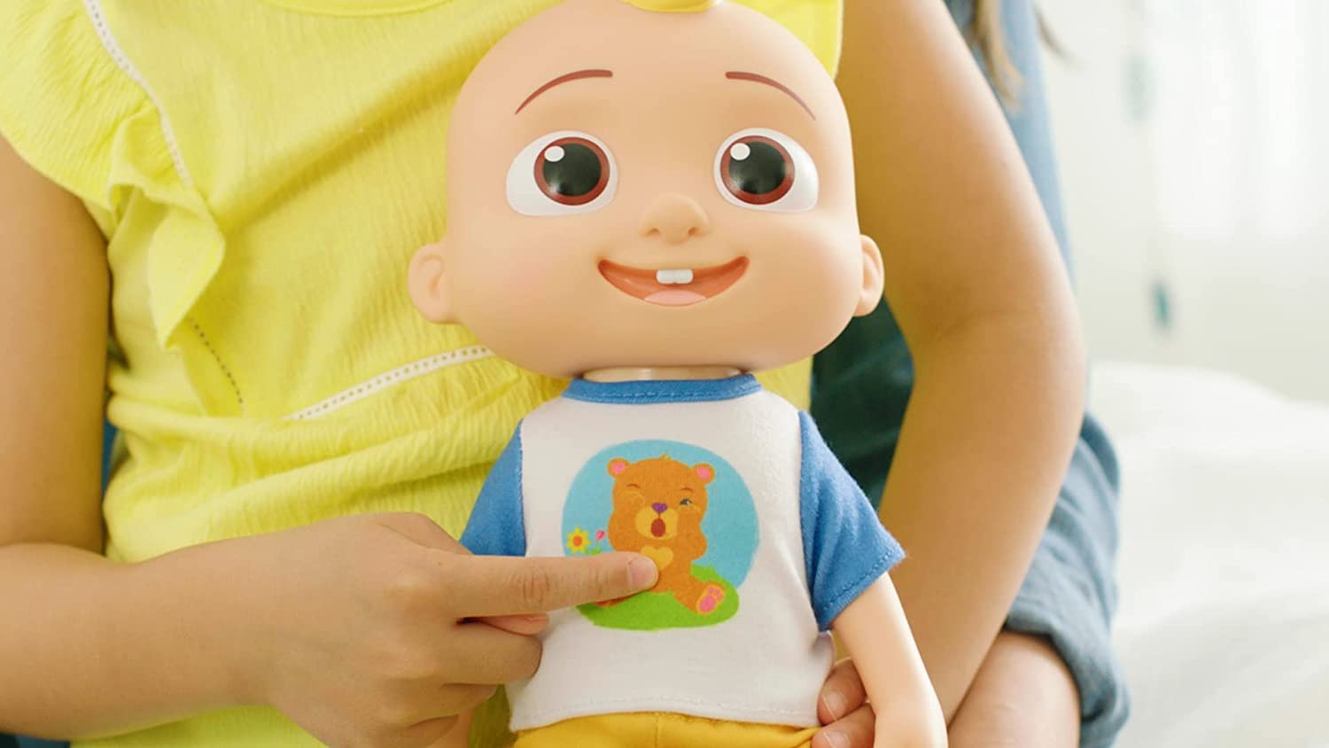 Cocomelon Deluxe Interactive JJ Doll Plush CMW0058 - Colorland Toys