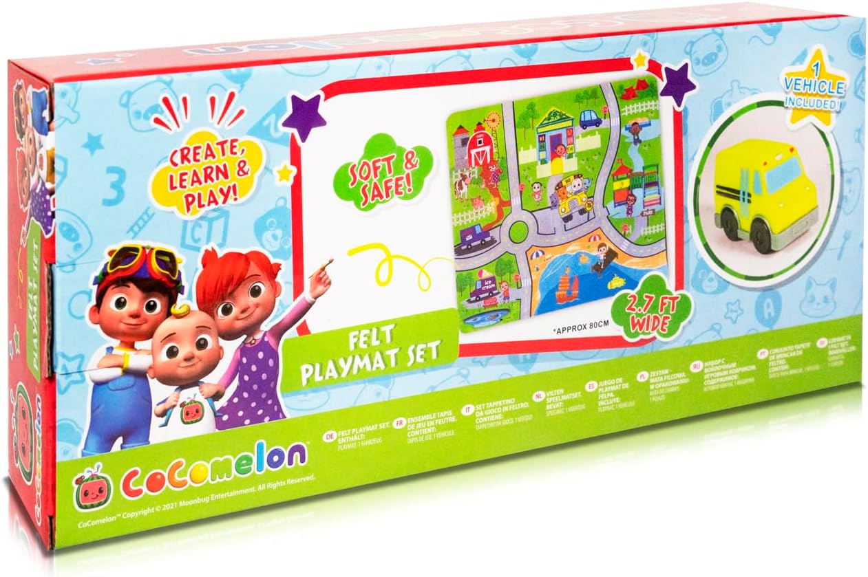 Cocomelon Felt Matt Set - Colorland Toys