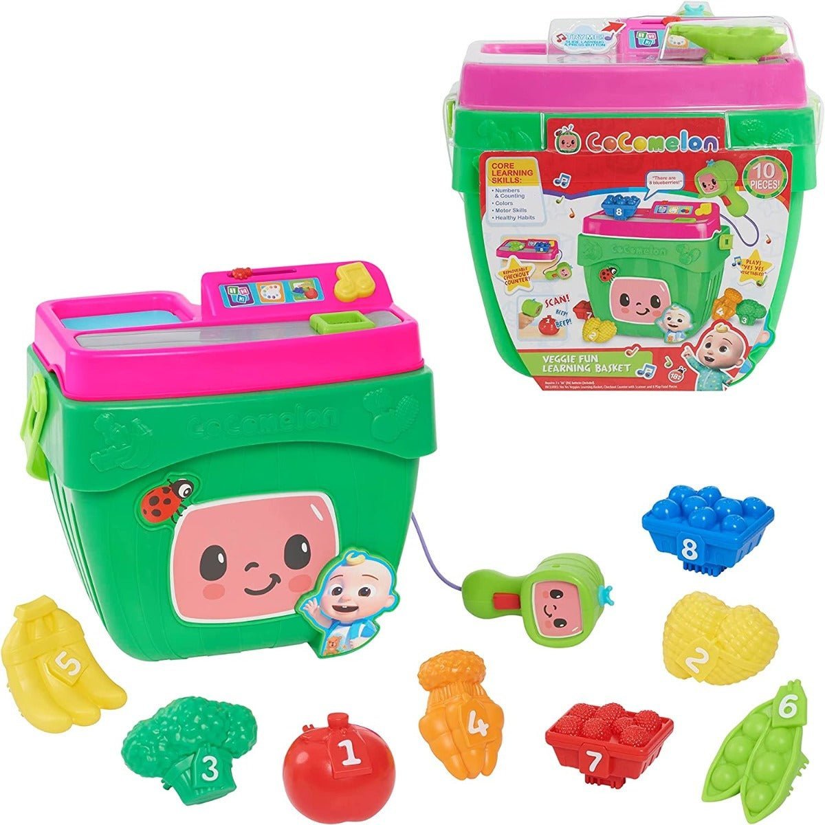 Cocomelon Veggie Fun Learning Basket 96199 - Colorland Toys