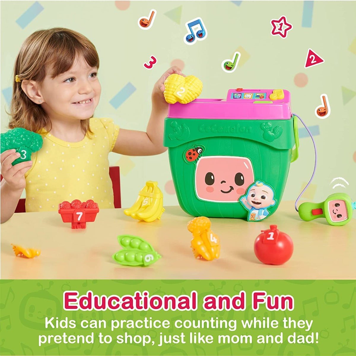Cocomelon Veggie Fun Learning Basket 96199 - Colorland Toys