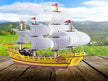 Cocoon 3D Wooden Puzzle Silk Merchant Ship HG-A045