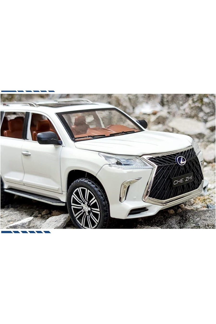 Colorland Lexus LX 570 Pull Back Die Cast 1:24 Scale – 1 Piece — image 3
