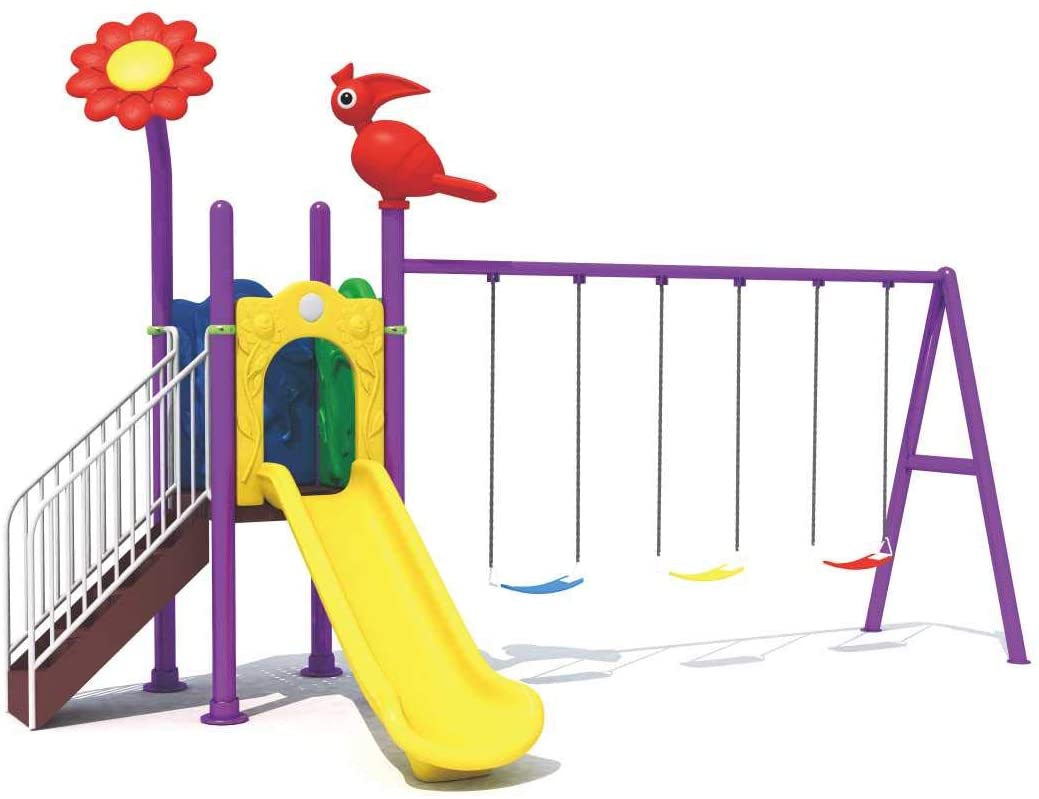 مجموعة معدات ألعاب خارجية 4 في 1 بتصميم حديث من Colorland Toys — image 1