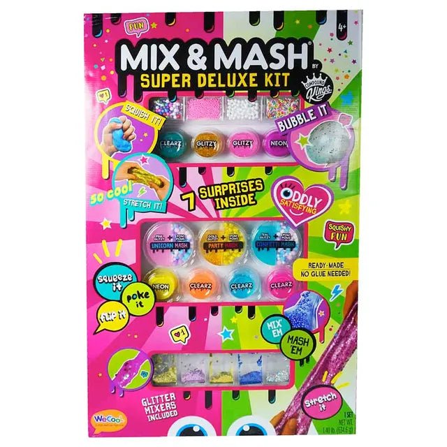 Compound Kings Mix & Mash Mega Deluxe Kit – Sensory Slime Set with Glitter, Foam Beads & 3D Glasses — image 5