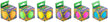 Cool Mix Ball Small 4cm - Assorted
