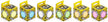 Cool Mix Glow in the Dark Ball 6cm Asstd. AS-T21468