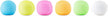 Cool Mix Glow in the Dark Ball 6cm Asstd. AS-T21468