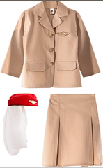 Costume Air Hostess 458 10 - 11 - Colorland Toys