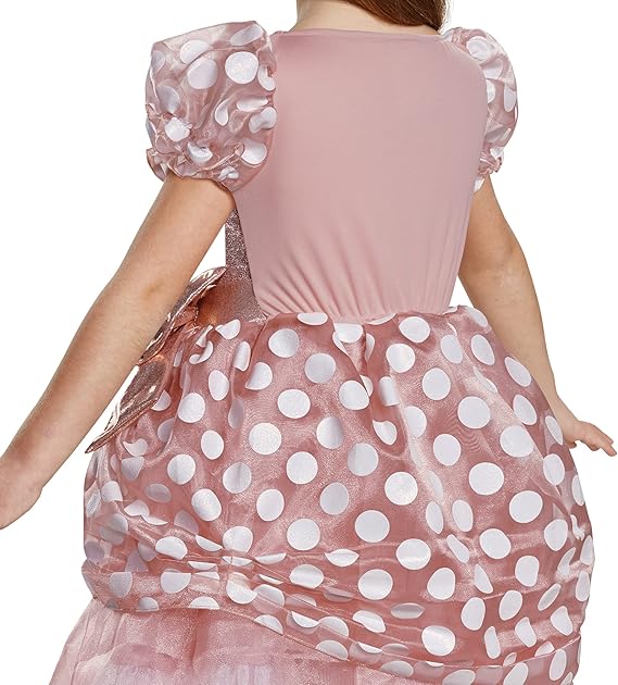 Costume Child Disney Minnie Rose Gold Deluxe Dress-Up Size 4-6 S 15701L — image 5
