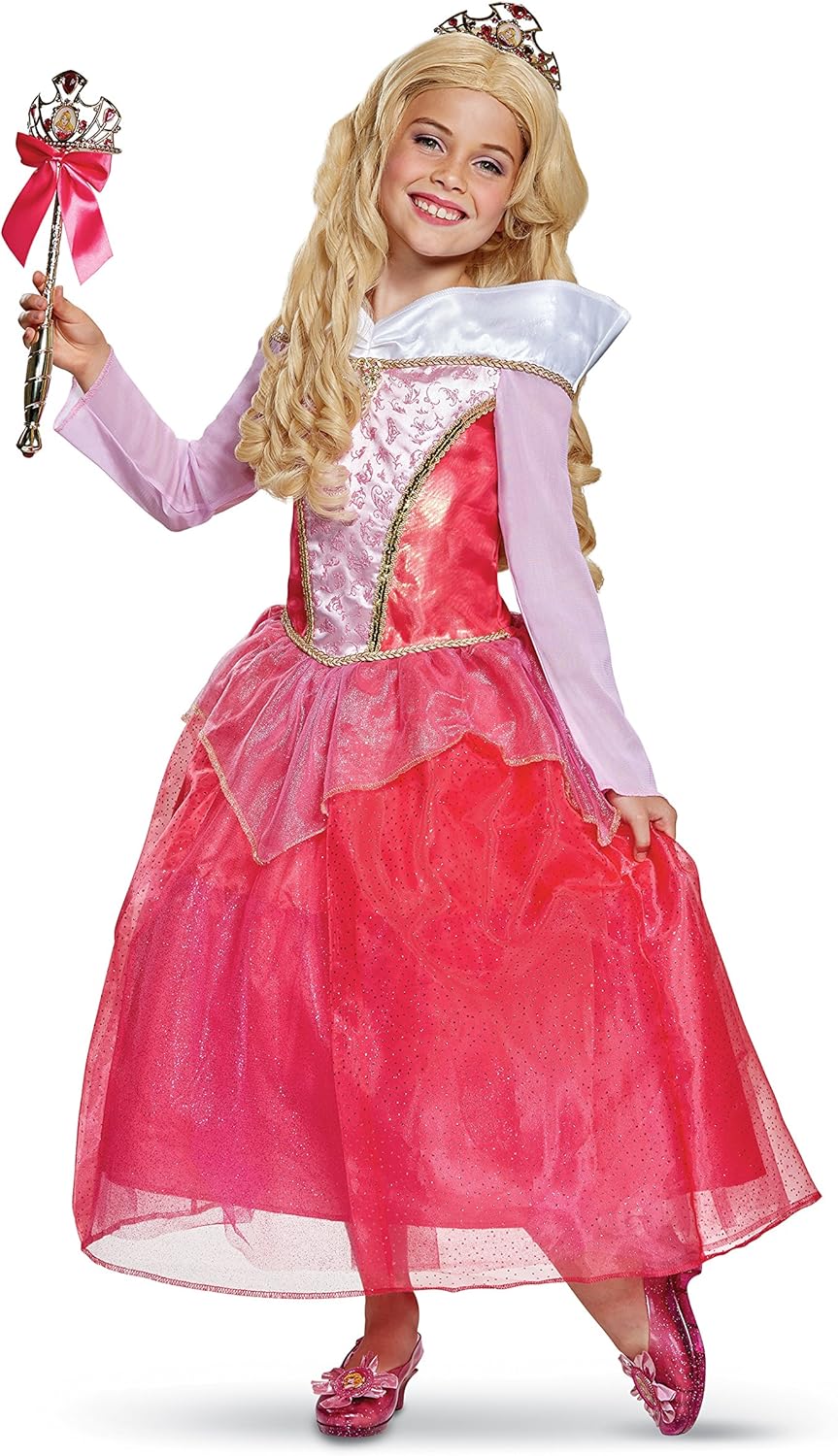Costume Disney Child Aurora Deluxe Dress-Up 4-6 S 67055L