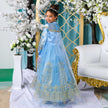 Costume Golden Princess Cinderella Prestige Dress Up M 7-8