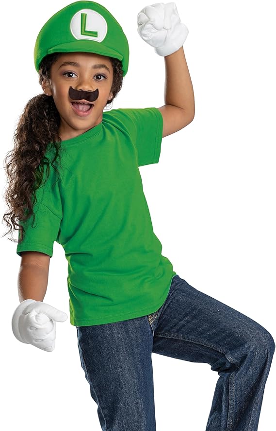 Costume Luigi Elevated Deluxe Accessory Kit 164609 — image 1