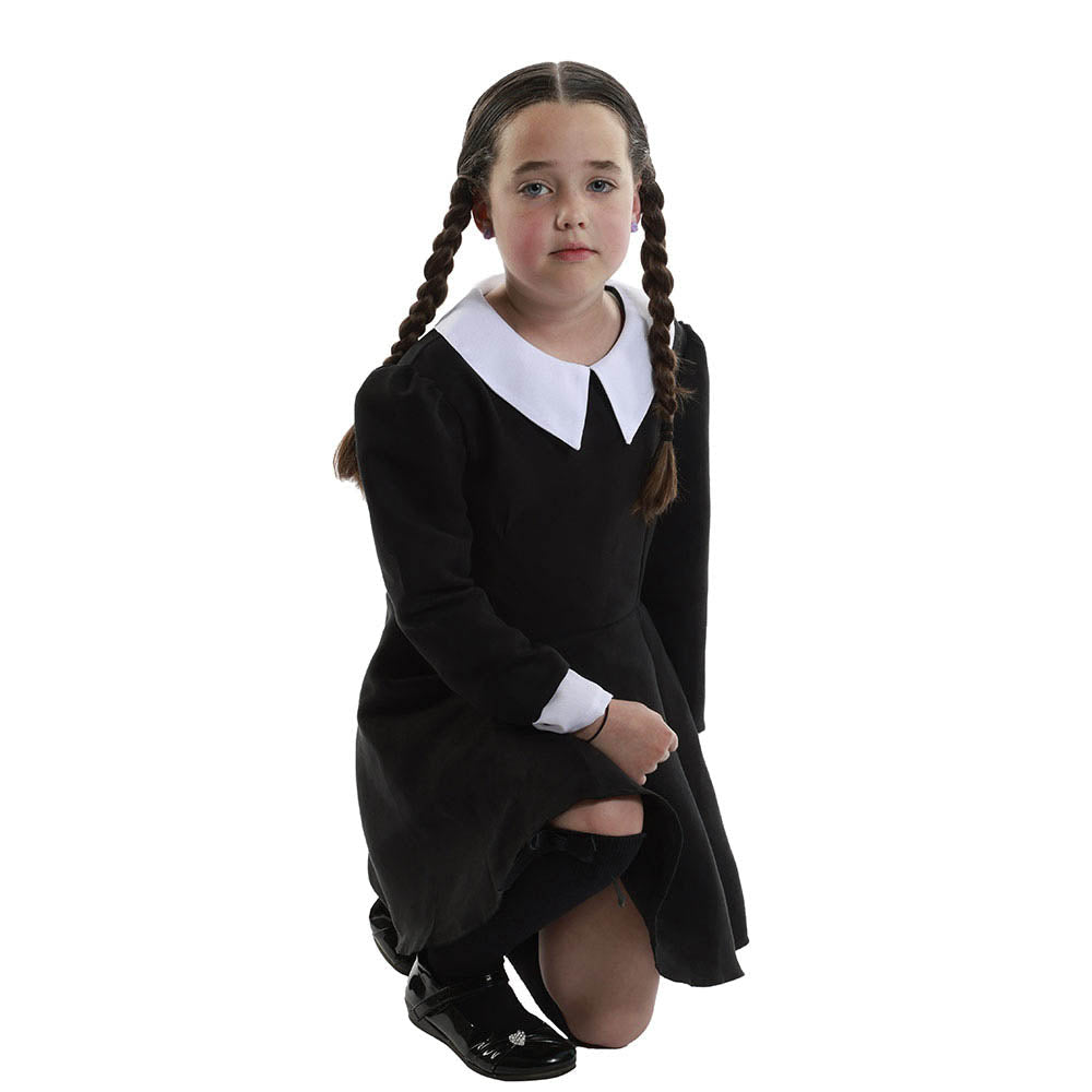 Costume Wednesday Addams Haunted Child Small 84614-S — image 6