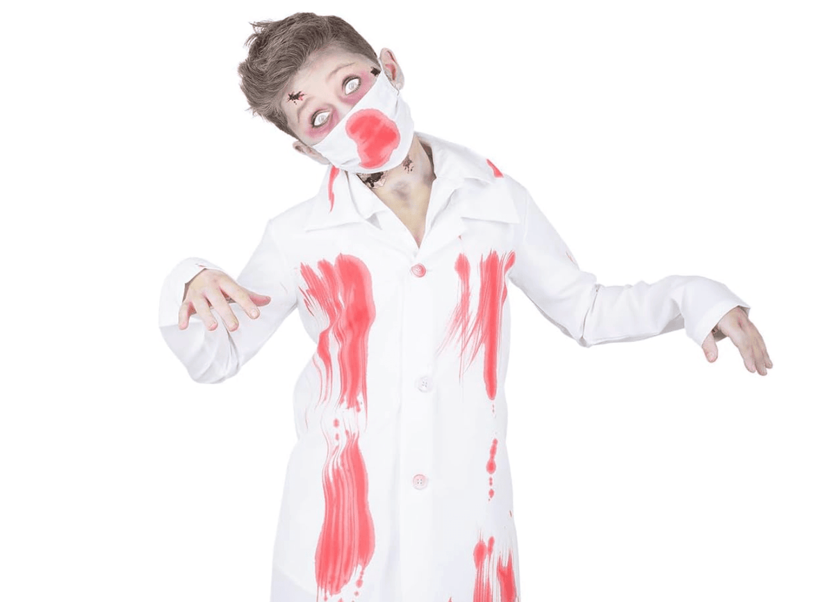 Costume Zombie Doctor Medium 84504 - M - Colorland Toys