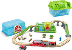 Countryside Train Bucket Railway Set - 41 Pieces - Colorland Toys
