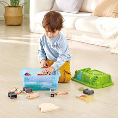 Countryside Train Bucket Railway Set - 41 Pieces - Colorland Toys
