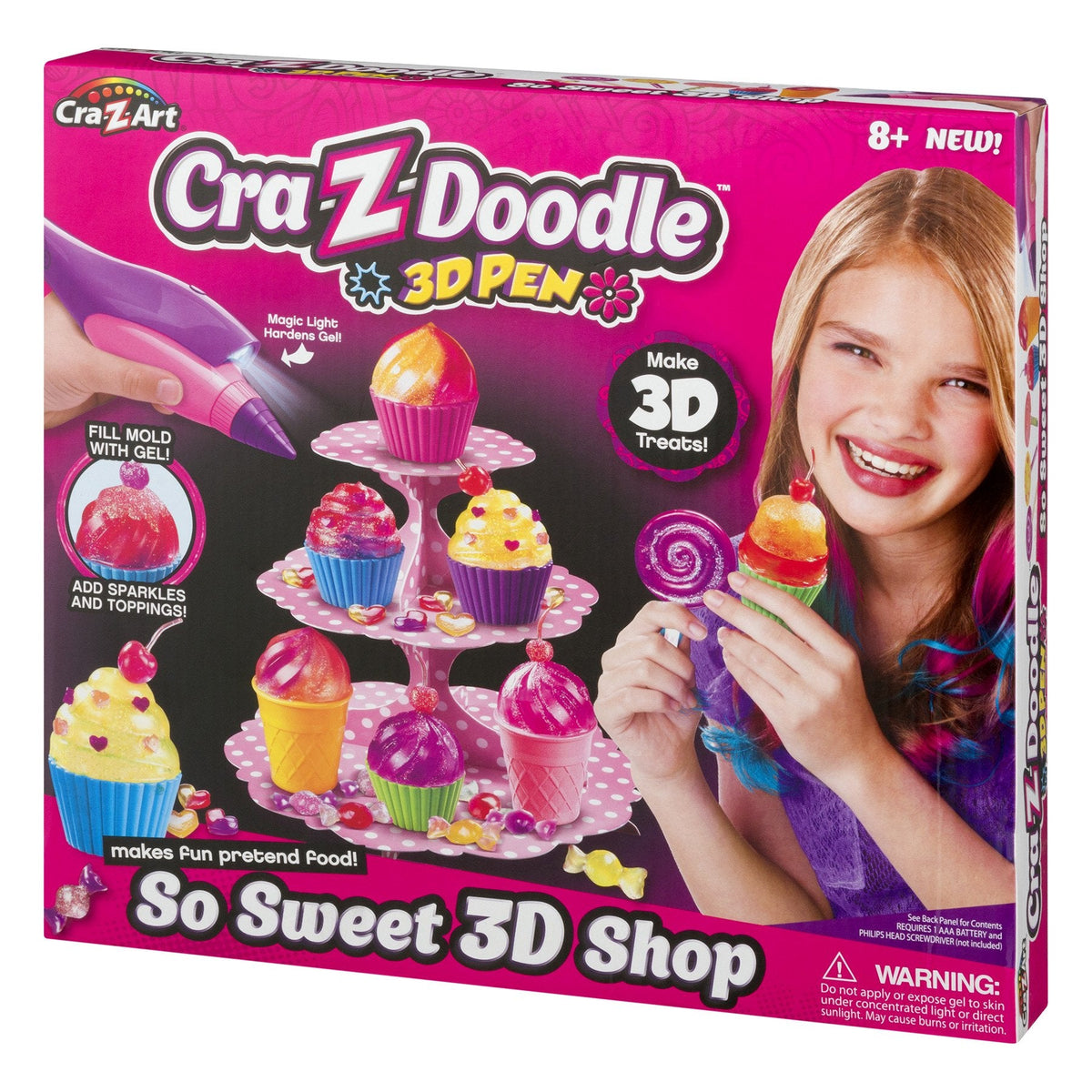 Cra Z Art 3D Doodle Girls Sweet Shop 14590 — image 3