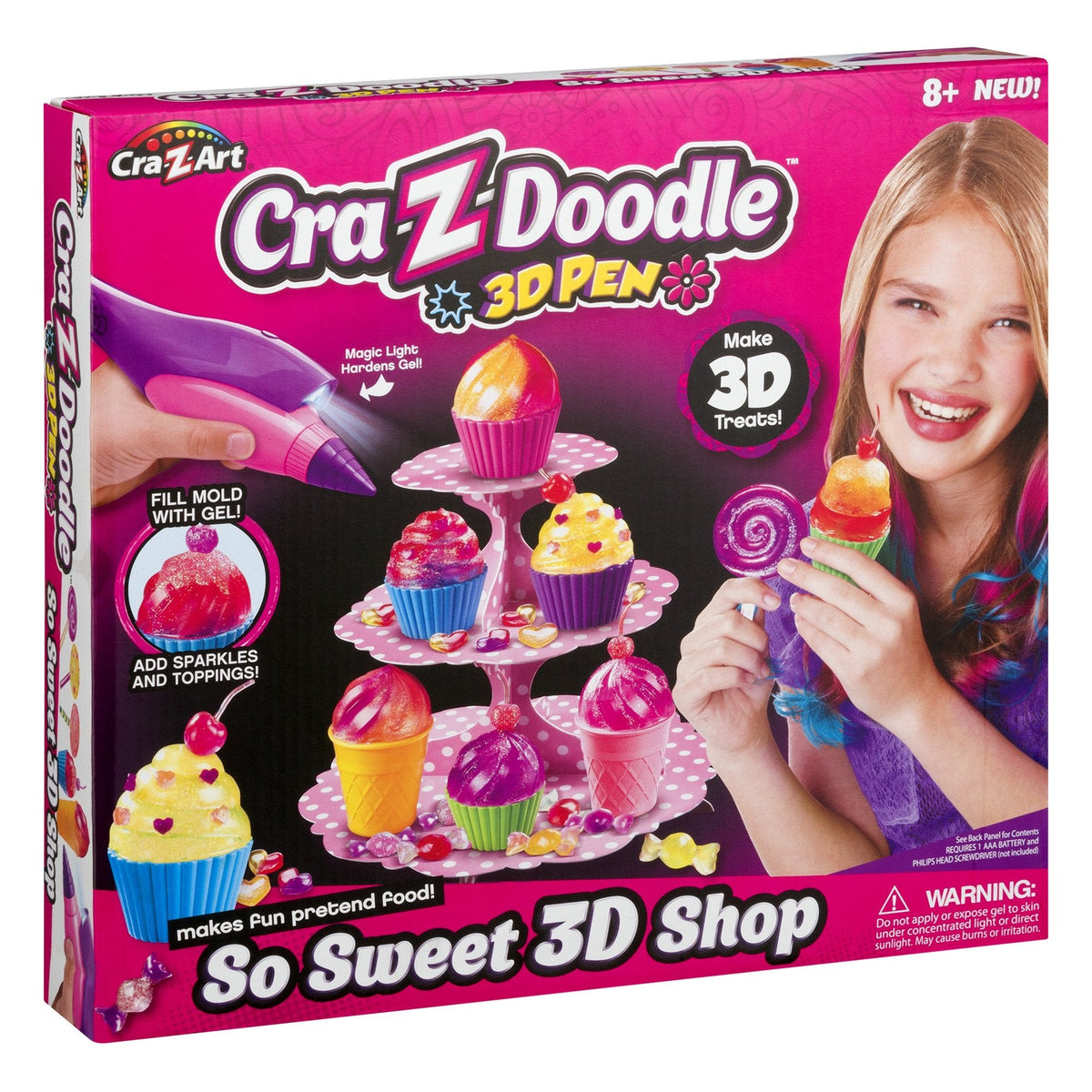 Cra Z Art 3D Doodle Girls Sweet Shop 14590 — image 5