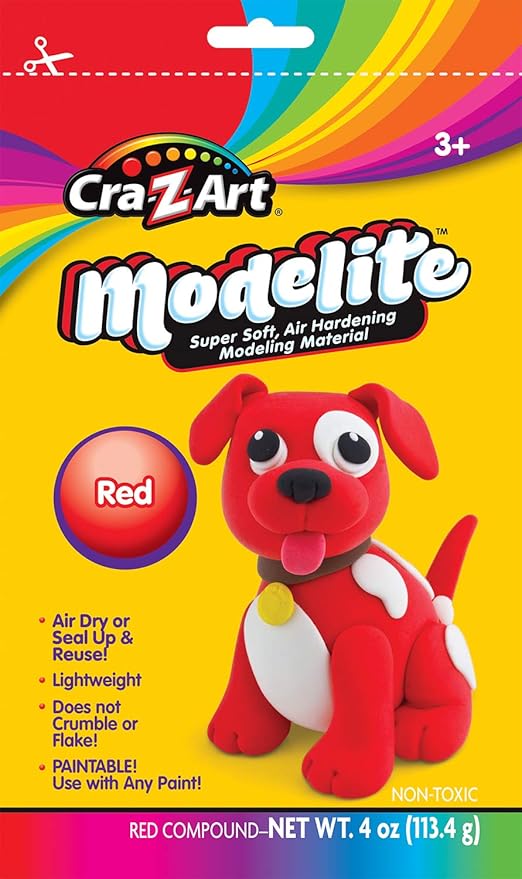 Cra - Z - Art Modelite Red Modeling Compound 18752 - Colorland Toys
