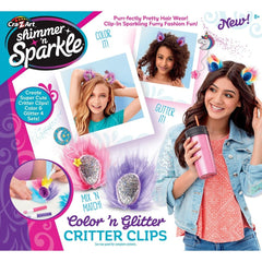 Cra Z Art Shimmer N Sparkle Color N Gem Critter Clips - Colorland Toys