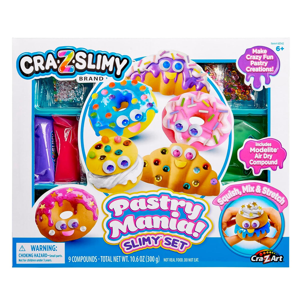 CRA-Z-Slimy Dessert Slime Kit — DIY Pastry Slime Set with Molds, Confetti & Sprinkles - Colorland Toys