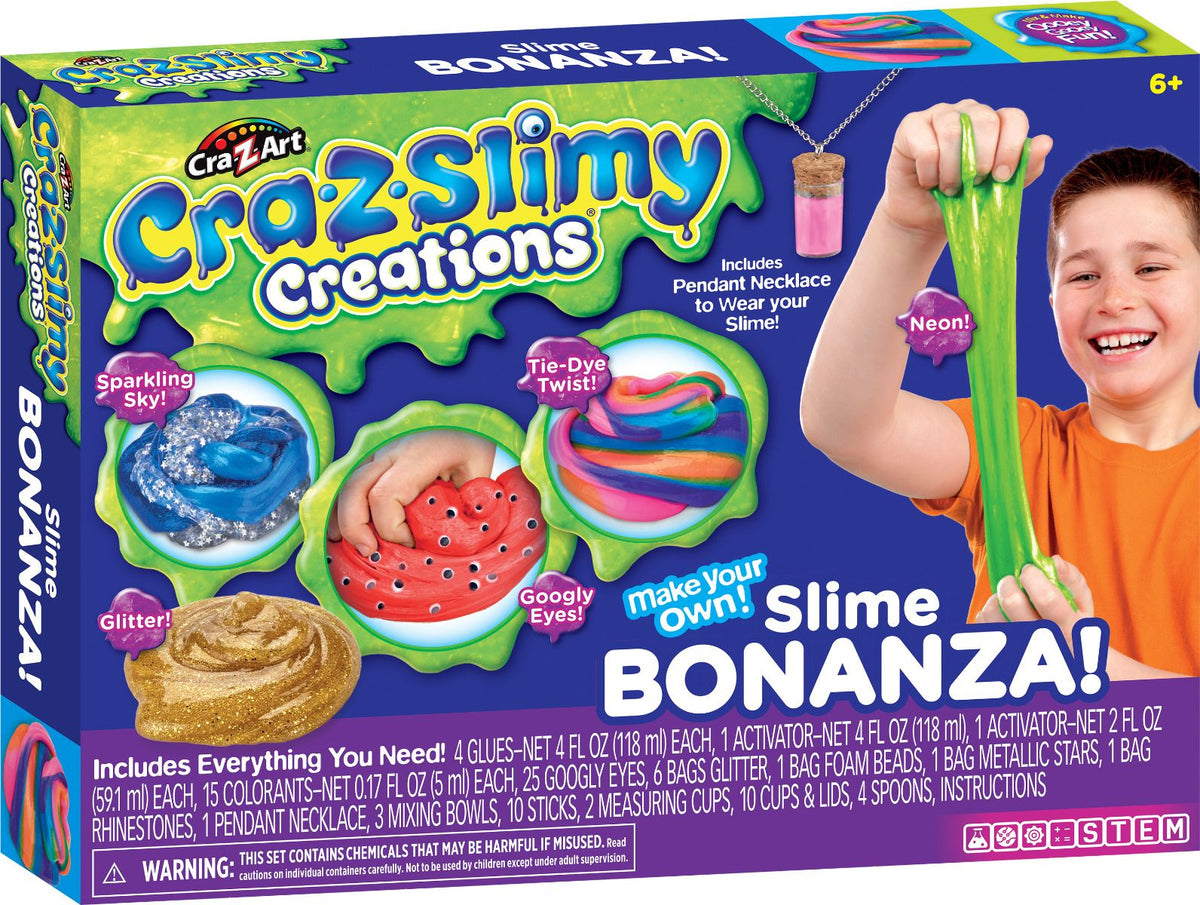 Cra - Z - Slimy Make Your Own Slime Bonanza CA - 18876 - Colorland Toys