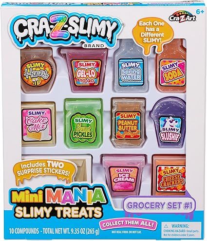 Cra - Z - Slimy Mini Mania Slimy Treats Grocery Set - Colorland Toys