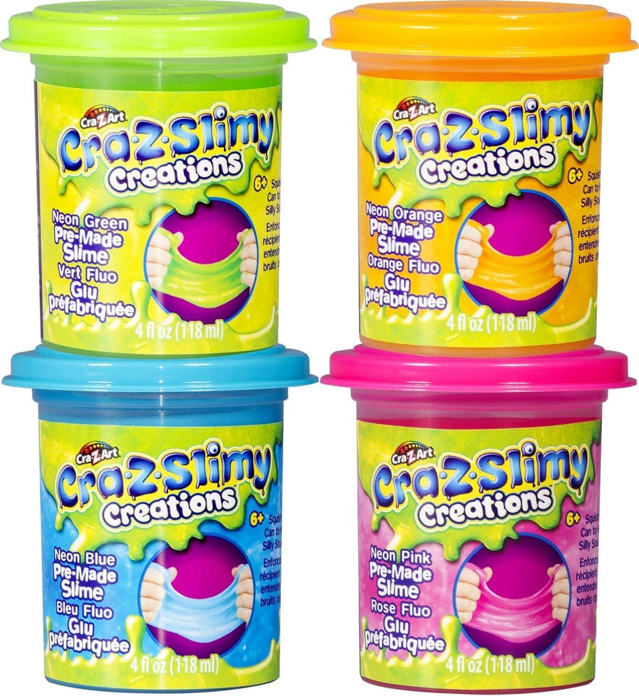 Cra-Z-Slimy Single Can Premade Slime 4oz CA-18814