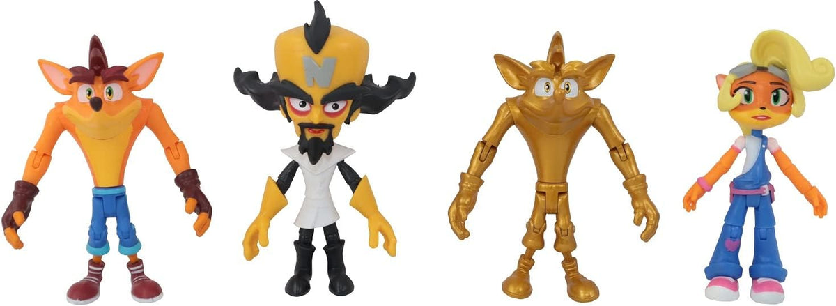 Crash Bandicoot Action Figures Pack of 4 21525 - Colorland Toys