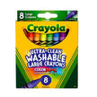 Crayola - 8 Large Ultra Clean Washable Crayons