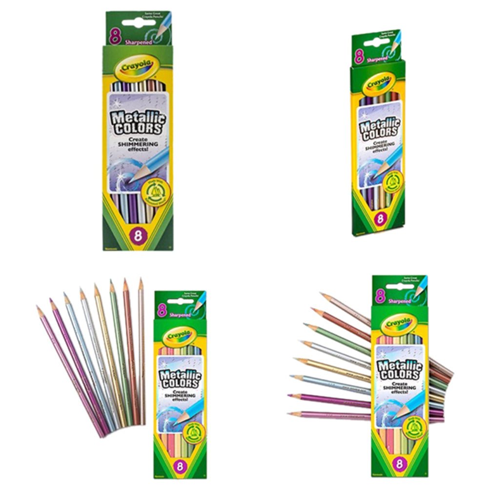 Crayola 8 Metallic Colored Pencils 68-3708 — image 4