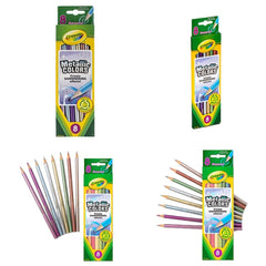 Crayola 8 Metallic Colored Pencils 68-3708 - Colorland Toys