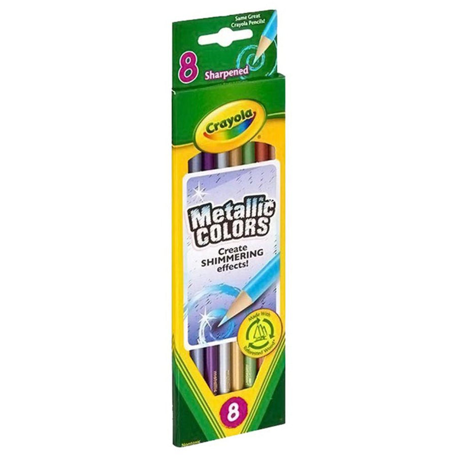 Crayola 8 Metallic Colored Pencils 68-3708 — image 3