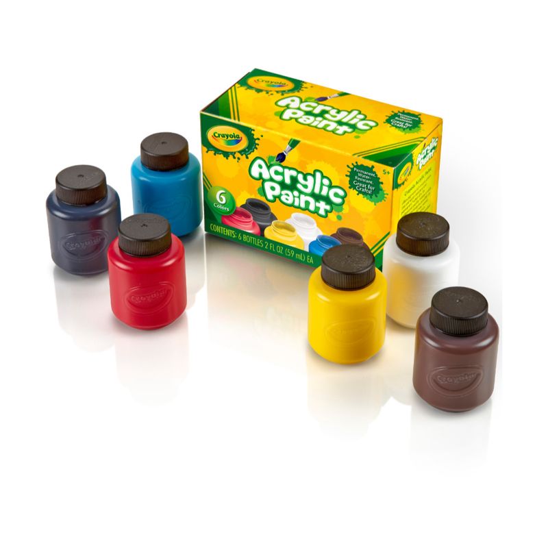 Crayola Acrylic Paint Set 2oz 6ct CY20 - 1997 - Colorland Toys