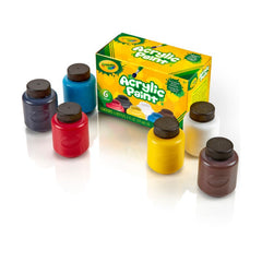 Crayola Acrylic Paint Set 2oz 6ct CY20 - 1997 - Colorland Toys